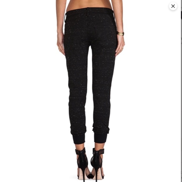 MOTHER The Trainer Track Joggers Pants Black Sky Pirate - Picture 2 of 13